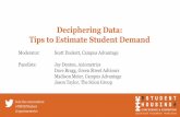 Deciphering Data: Tips to Estimate Student Demand