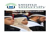 Student Information Handbook - Umma University