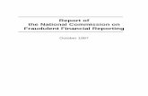 Report of the National Commission on Fraudulent Financial ...