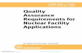 Quality Assurance Requirements for Nuclear Facility ...