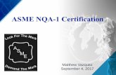 ASME NQA-1 Certification