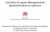 Cold Chain & Logistic Management for Agrifood Products in ...