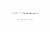 CHE107-First Session