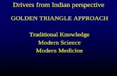 GOLDEN TRIANGLE APPROACH Traditional Knowledge Modern ...