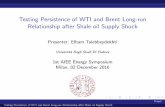 Testing Persistence of WTI and Brent Long-run Relationship ...