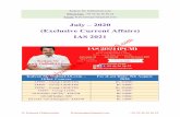 July – 2020 (Exclusive Current Affairs) IAS 2021 Kalyan ...