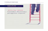 30% by 2018: Gender diversity progress report
