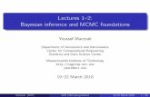 Lectures 1{2: Bayesian inference and MCMC foundations