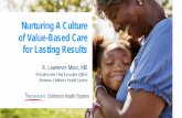 Nurturing A Culture of Value-Based Care for Lasting Results