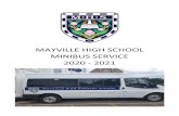 MAYVILLE HIGH SCHOOL MINIBUS SERVICE 2020 - 2021