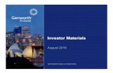 Investor Materials