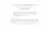 Analysis of the post-merger ﬃ of companies in the ...