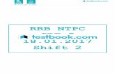 RRB NTPC CBT-2 18.01.2017 Shift 2