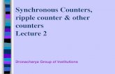 Synchronous Counters, ripple counter & other counters ...