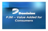 PJM -- Value Added for Consumers