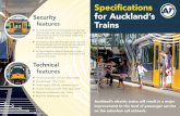 Specifications Security for Auckland’s features Trains