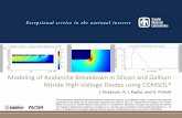 Modeling of Avalanche Breakdown in Silicon and Gallium ...