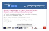 Recent Advances in Laser Deposition for Repair and ...
