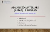 Advanced Materials（AMAT） Program