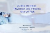 Audits are Real- Physician and Hospital Shared Risk