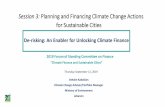 Session 3: Planning and Financing Climate Change Actions ...