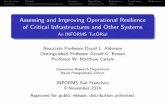 Assessing and Improving Operational Resilience of Critical ...