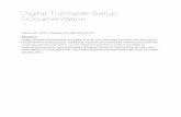Digital Turntable Setup Documentation