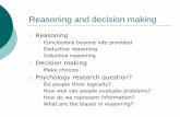 Reasoning and decision making - Wofford College
