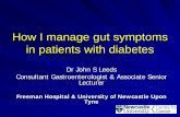 How I manage gut symptoms in patients with diabetes
