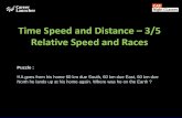 Time Speed and Distance 3/5 Relative Speed and Races