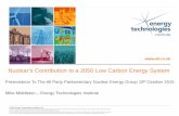 Nuclear’s Contribution to a 2050 Low Carbon Energy System