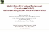Water Sensitive Urban Design and Planning (WSUDP ...