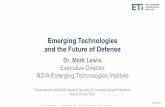 Emerging Technologies and the Future of Defense