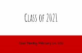 Class of 2021 - Fairfax County Public Schools