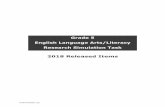 Grade 5 English Language Arts/Literacy Research Simulation ...