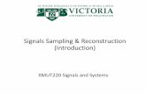 Signals Sampling & Reconstruction (Introduction)