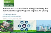 How the U.S. DOE’s Office of Energy Efficiency and ...