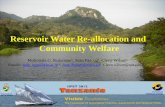 Reservoir Water Re-allocation and Community Welfare
