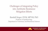 Challenges of Integrating Policy into Antibiotic ...