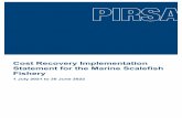 Cost Recovery Implementation Statement for the Marine ...