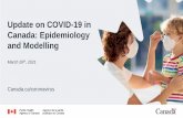 Update on COVID-19 in Canada: Epidemiology and Modelling