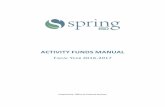 Activity Funds Manual - Spring ISD