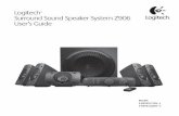 Logitech Surround Sound Speaker System Z906 User’s Guide