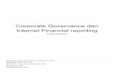 Internet Financial reporting Corporate Governance dan