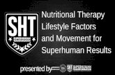 Nutritional Therapy Lifestyle Factors and Movement for ...