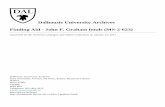 Dalhousie University Archives Finding Aid - John F. Graham ...
