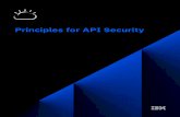 Principles for API Security