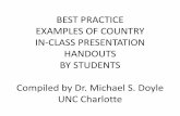 BEST PRACTICE EXAMPLES OF COUNTRY IN-CLASS …