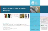 Battery Archive A Public Battery Data Repository