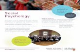 Social Psychology 2020 - Faculty of Social Sciences